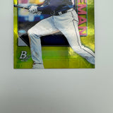 Freddie Freeman 2020 Bowman Platinum Chartreuse Parallel/Purple Prizm Lot