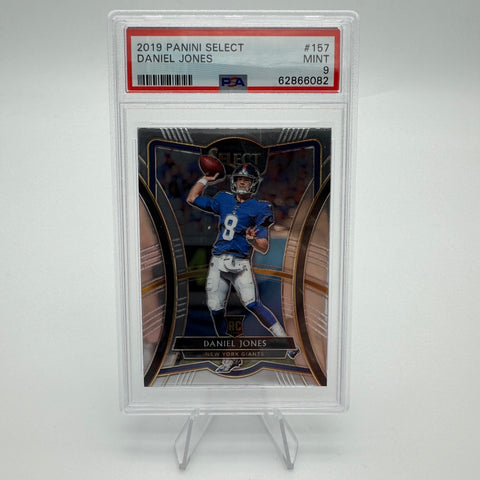 PSA 9 Daniel Jones 2019 Panini Select RC Premier Level