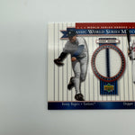 Kenny Rogers Chipper Jones 2002 Upper Deck Classic World Series Matchups Relic