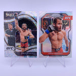 Jorge Masvidal 2021 Prizm/Select Disco Silver Prizm Lot