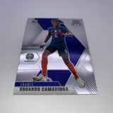 Eduardo Camavinga 2021 Panini Mosiac RC Silver Reactive Prizm