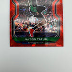 Jayson Tatum 2020-21 Panini Prizm Red Cracked Ice