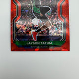 Jayson Tatum 2020-21 Panini Prizm Red Cracked Ice