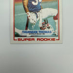 Thurman Thomas 1989 Topps Super Rookie