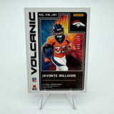 Javonte Williams 2021 Panini Obsidian RC Volcanic Material /100