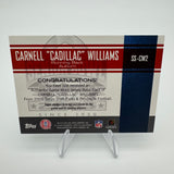 Cadillac Williams 2005 Topps Draft Picks Senior Standouts Jersey Relic