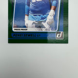 Penei Sewell 2021 Panini Donruss Rated Rookie Green Press Proof