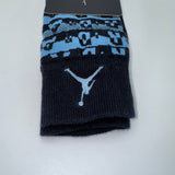 Air Jordan Crew Socks Powder Blue/Black