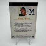 Hank Aaron 2012 Topps Tribute