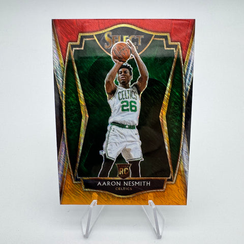 Aaron Nesmith 2020-21 Panini Select RC Red White Orange Shimmer Prizm