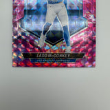 Ladd McConkey 2024 Panini Mosaic RC Pink Camo Prizm