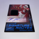 Rondale Moore 2021 Panini Playbook Signature Routes RPA #'d /49