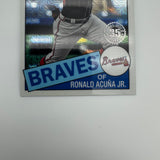 Ronald Acuna Jr 2020 Topps Chrome 1985 Mojo Refractor Silver Pack