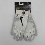 Nike Huarache Elite Batting Gloves White