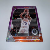 Mikal Bridges 2019-20 NBA Hoops Premium Stock Purple Disco Prizm