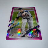 Tarik Skubal 2021 Topps Chrome RC Pink/Silver Refractor Lot