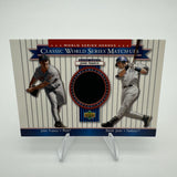 John Franco Derek Jeter 2002 Upper Deck Classic World Series Matchups Relic