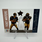 Marshall Faulk Mark Bulger 2004 Leaf Rookies & Stars Ticket Masters Bronze /1250