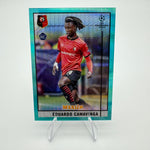 Eduardo Camavinga 2020 Topps Merlin RC Aqua Prism Refractor