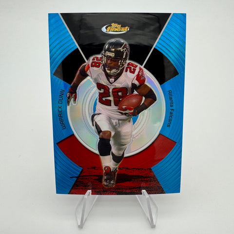 Warrick Dunn 2005 Topps Finest Blue Refractor /299
