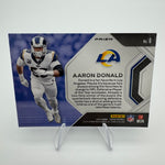 Aaron Donald 2020 Panini Prizm Unstoppable No Huddle Disco Prizm