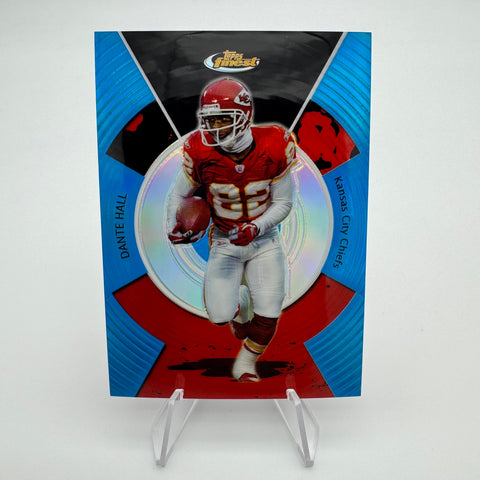 Dante Hall 2005 Topps Finest Blue Refractor /299