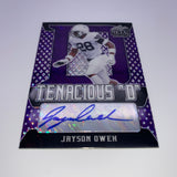 Odafe Jayson Oweh 2021 Leaf Metal Draft Purple Marbles Auto /30