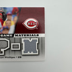 Brandon Phillips 2009 Upper Deck UD Game Materials