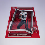 Desmond Ridder 2022 Rookies & Stars RC Red Parallel