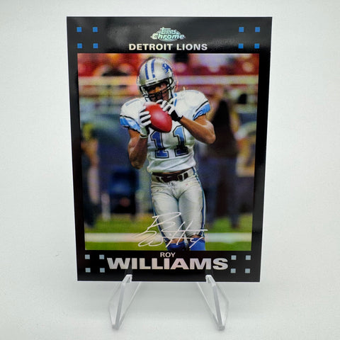 Roy Williams 2007 Topps Chrome Black Refractor