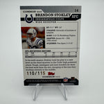 Brandon Stokley 2006 Topps Pristine Common Die Cut /115