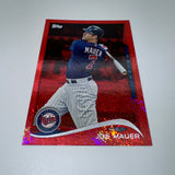 Joe Mauer 2014 Topps Red Hot Foil