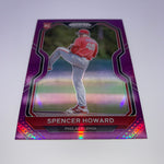 Spencer Howard 2021 Bowman Chrome Top 100 Aqua Refractor /125