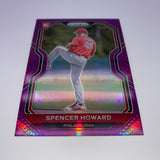 Spencer Howard 2021 Bowman Chrome Top 100 Aqua Refractor /125