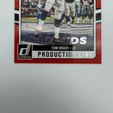 Tom Brady 2016 Panini Donruss Production Stat Line