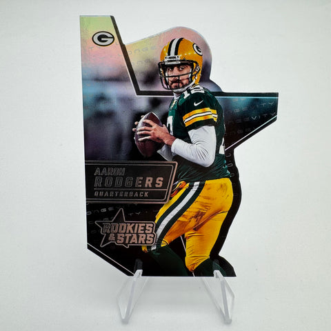 Aaron Rodgers 2015 Panini Rookies & Stars Die-Cut Stars Longevity Holo Foil