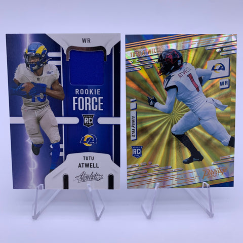 Tutu Atwell 2021 Panini Absolute Rookie Force Relic