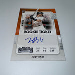 Joey Bart 2021 Panini Contenders Rookie Ticket Auto