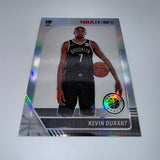 Kevin Durant 2019-20 NBA Hoops Premium Stock Silver Prizm