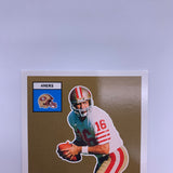 Joe Montana 2021 Panini Illusions King of Cards Orange