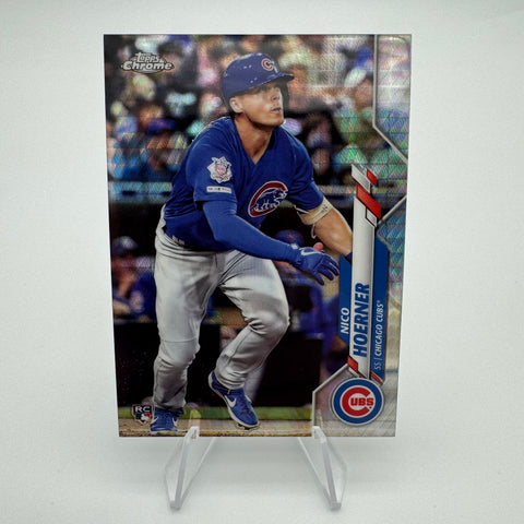 Nico Hoerner 2020 Topps Chrome RC Prism Refractor
