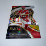 Patrick Mahomes 2023 Panini Select Club Level Die Cut Silver Prizm