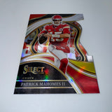 Patrick Mahomes 2023 Panini Select Club Level Die Cut Silver Prizm