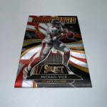 Michael Vick 2020 Panini Select Red Prizm Die Cut Club Level