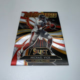 Michael Vick 2020 Panini Select Red Prizm Die Cut Club Level