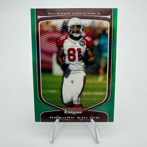 Anquan Boldin 2009 Bowman Chrome Green Refractor /99