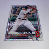 Triston Casas Bowman Chrome Blue Sapphire/Mojo Refractor Lot