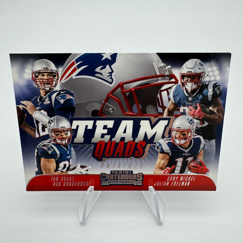 2018 Panini Contenders Team Quads New England Patriots