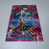 Terrion Arnold 2024 Panini Mosaic Rookies Pink Camo Prizm