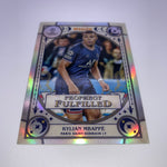 Kylian Mbappe 2022 Topps Merlin Prophecy Fulfilled